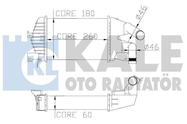 KALE OTO RADYATÖR Starpdzesētājs 345800